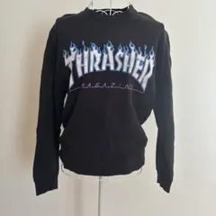 THRASHER MAGAZINE スウェット ブラック S