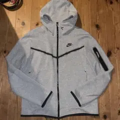 NIKE テックフリース フルジップパーカー グレー　M