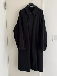 桃*郎様 COMOLI ウールギャババルカラーコート25AW ブラック 1 - メルカリ