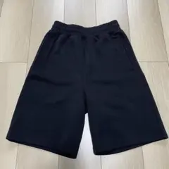 UNIQLO C スウェットワイドショーツ　BLACK XS