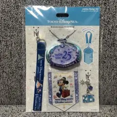 ファンダフルディズニー ジュビリーバッジセット ディズニーシー25周年
