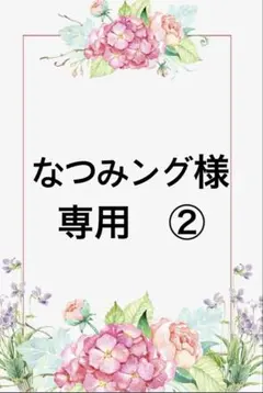 なつみング様　専用②　2/5まで取り置き