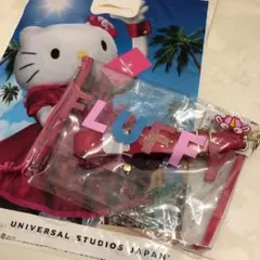 レア USJ限定 フラッフィー クリア ショルダー バッグ ヘンザップ サマー