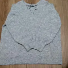 earth music&ecology グレー ニットセーター F