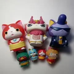 妖怪ウォッチ 指人形 フィギュア 7体セット ソフビ - メルカリ