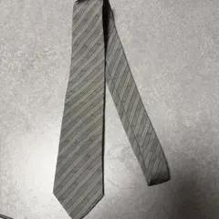 DIOR ネクタイ　シルバー