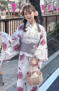 【るに】Tika 浴衣 ガーリー牡丹 2025 SWEETシリーズ るに様専用】Tika 浴衣 ガーリー牡丹 2025 SWEETシリーズ - メルカリ