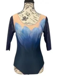 130 バトン衣装 青レース切替 2025年最新】バトン レオタードの人気