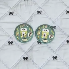 サンリオ 刺繍缶バッジ けろけろけろっぴ