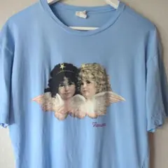 希少　80s イタリア製　正規　FIORUCCI vintage Tシャツ　天使のサムネイル