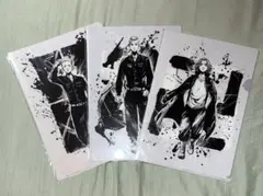 東京リベンジャーズ 佐野万次郎 龍宮寺堅 三ツ谷隆 クリアファイル セット