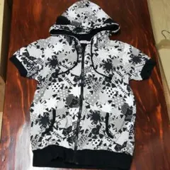 PINK LATTEフードパーカー