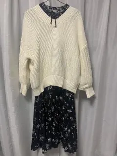 【11月のみ出品】H&M 花柄ロングワンピース EUR 36