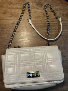 値下げ未使用品ZARA ホワイト ショルダーバッグ