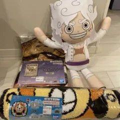 ワンピース ルフィギア5 手配書ブランケット めちゃもふぐっとぬいぐるみ 巨人