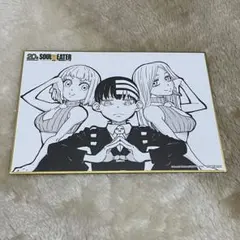 ソウルイーター 原画展特典色紙 2種セット ソウル マカ キッド リズ