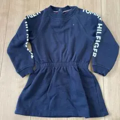 Tommy Hilfiger ネイビー 長袖ワンピース