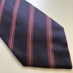 【1回使用:美品クリーニング済】BURBERRY LONDON レジメンタルタイ