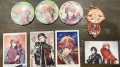 にじさんじ セラフ・ダズルガーデン 缶バッジ チェキ風カード キーホルダーセット