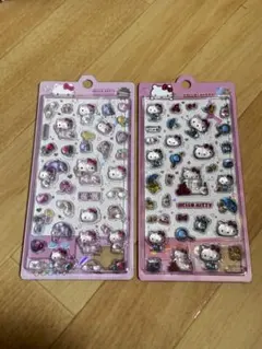 ハローキティ 立体シール ぷっくりシール 海外限定 韓国