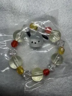 サンリオキャラクターズ ジュエリーブレスレット　ポチャッコ　ガチャ