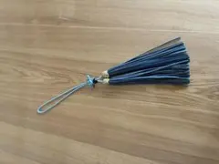 太極拳　太極剣　剣穂　革製　レザー　ユン　yun 青