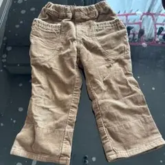 コーデュロイ長ズボン 100cm ベージュ