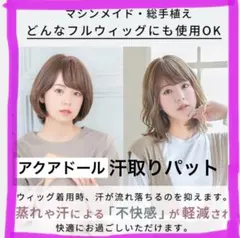 AQUADOLL ／ウィック用汗取りパット 2種類 10枚セットのサムネイル