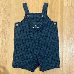 【中古品】ファミリア　オーバーオール　80