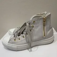 CONVERSE　オールスターゴールドジップ HI ライトグレー