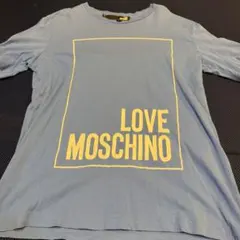 LOVE MOSCHINO Tシャツ ライトブルー Sサイズ