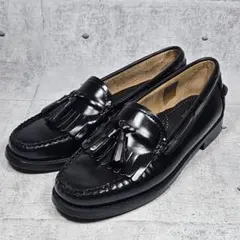 G.H.BASS キルトタッセルローファー 本革 レザー ブラック 23.5cmのサムネイル