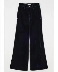 MOUSSY VELVET LONG LEG フレア