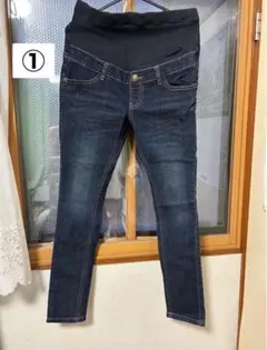 マタニティパンツ　3枚セット　ジーンズ　S〜Mサイズ　ズボン　妊婦
