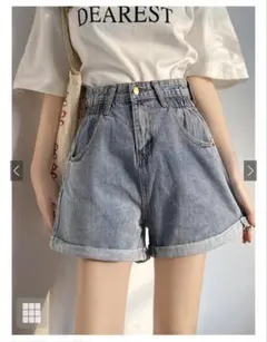 GRL デニムショートパンツ S