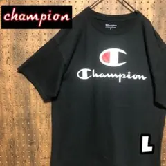 US古着　チャンピオン　Tシャツ　L ZI 136　黒のサムネイル