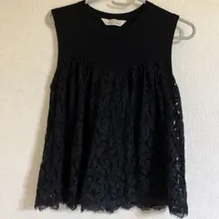 TORRAZO DONNA ノースリーブ シャツ 黒