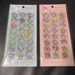 サンリオ　おはじきふうシール　マイメロ　シナモン　正規品