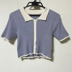 バイカラーニット