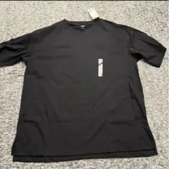 黒 Vネック Tシャツ Lサイズ UNIQLO