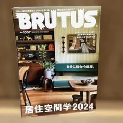 BRUTUS(ブルータス) 2024年5月15日号　1007 居住空間学