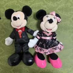 ビッグバンドビート　ピアノ　ミッキー　ミニー　ぬいぐるみバッジ　BBB