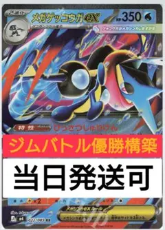 3/13ジムバトル優勝　メガゲッコウガexデッキ 構築済みデッキ