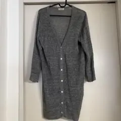 新品未使用品　美品 ♡サマンサモスモス　麻100%グレーカーディガン♡のサムネイル