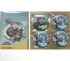 忍たま乱太郎 タワレコカフェ 善法寺伊作 缶バッジ 特典 イラストシート