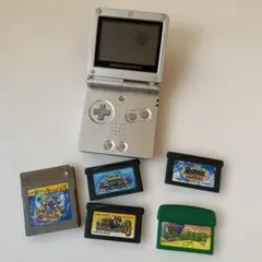 任天堂 ゲームボーイアドバンスSPシルバー アドバンスソフトセット