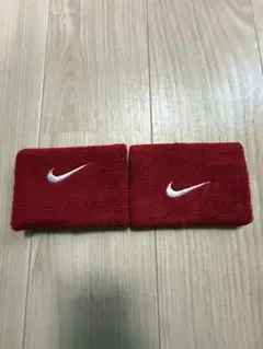 Nike DRI-FIT レッド リストバンド 2個　赤