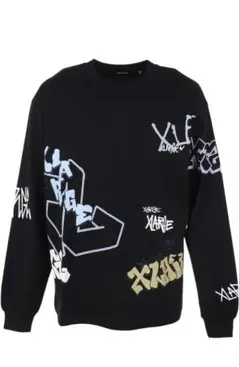 XLARGE グラフィティロゴ 長袖カットソー ブラック値下げ可 - メルカリ