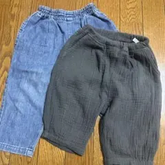 90サイズ デニム/グレー カジュアルパンツ