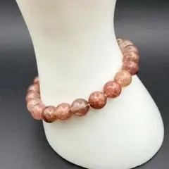 【心身の再生】天然石モスコバイト ブレスレット8mm玉 内径16cm 健康と癒し